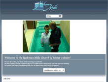 Tablet Screenshot of hickmanchurch.com
